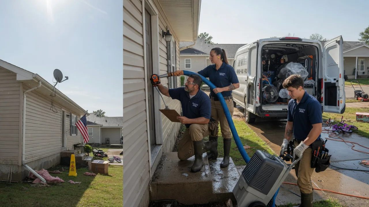 Ceiling Water Damage Restoration in Picher, OK near me
